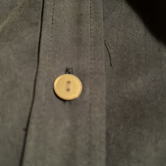 J.JILL  blue 100% modal rayon. CL. Button up with collar, v-neck - Picture 10 of 11